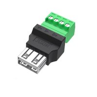 Reducție USB-A Femelă la terminal cu 4 pini