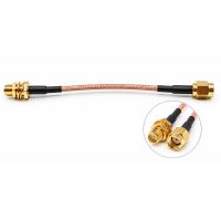 Cablul coaxial de extensie SMA masculin – femelă, RG316, 20 cm