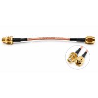 Cablul coaxial de extensie SMA femelă – masculin, RG316, 20 cm