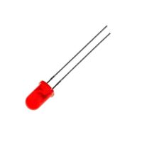 LED diodă roșie 5 mm – Clipocește, difuzor