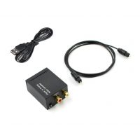 Convertor de semnal digital la analog - RCA L/R 3,5 mm