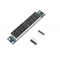 Display LED 7 segmente - Roșu, 8 caractere MAX7219