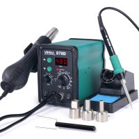 Soldering station hot air + micro soldering iron 700W 100 - 450°C
