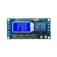 Modul releu cu temporizator ajustabil, conectare și display LCD