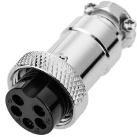 Conector 16 mm GX16 - 5 pini - Femelă