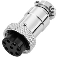 Conector 16 mm GX16 - 8 pini - Femelă
