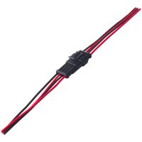 Conector auto AC/DC cu fire, rezistent la apă, masculin + feminin - 4 pini
