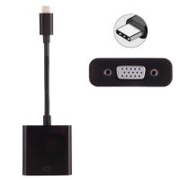 Adaptor USB-C (masculin) / VGA (feminin) - Negru
