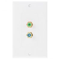 Conector RCA panou - 2x feminin