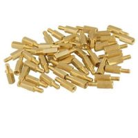 Stâlp distantier din alamă - M3 x 10 x 3 mm
