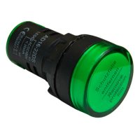 Lumina LED de semnalizare 22 mm AC/DC 12 - 24V - Verde