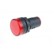Lumina LED de semnalizare 22 mm AC/DC 12V - Roșie