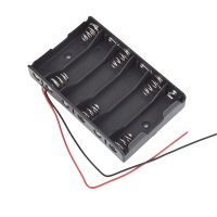 Cutie pentru șase baterii AA 1,5V - 1 bucată