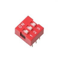 Comutator DIP - 2,54 mm; 3 secțiuni