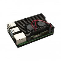 Set de răcire cu ventilatoare pentru Raspberry Pi 4B - Negru