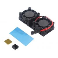 Ventilator dual pentru Raspberry Pi 3B+/4B