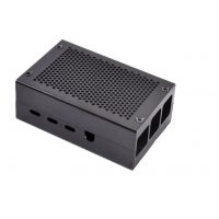 Carcasă metalică pentru Raspberry Pi 4B - Negru