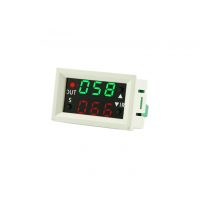 Comutator temporizat dual cu display LED - pentru panou, 12V