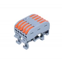 Conector rapid fără șurub pe șină DIN PCT-225D 250V 32A - pin 5: 5