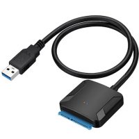 Adaptor USB 3.0 la SATA 22 pin pentru HDD și SSD de 2.5" și 3.5"