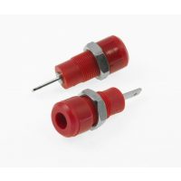 Priză de panou 4 mm GL5-R 10A - Roșie