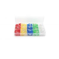 Set de LED-uri 3 mm 500 bucăți - 5 culori