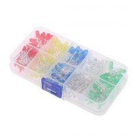 Set de LED-uri 3 mm și 5 mm 200 bucăți - 5 culori