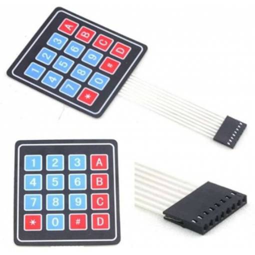 Foto - Taste de membrană 4x4 pentru calculatoare single-board