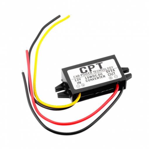 Foto - Convertor de tensiune de 12V la 5V, 3A, 15W