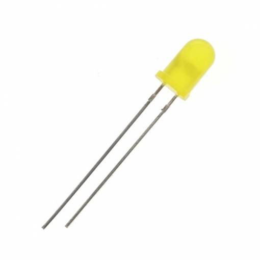 Foto - LED diodă - Galbenă, 5 mm