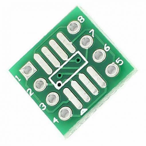 Foto - Adaptor PCB SOP8 SO8 SOIC8 pe DIP8