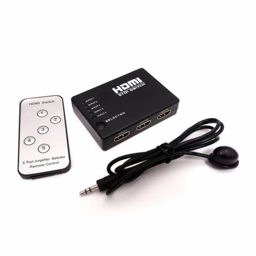 Foto - Switch HDMI 5 Port 1080P