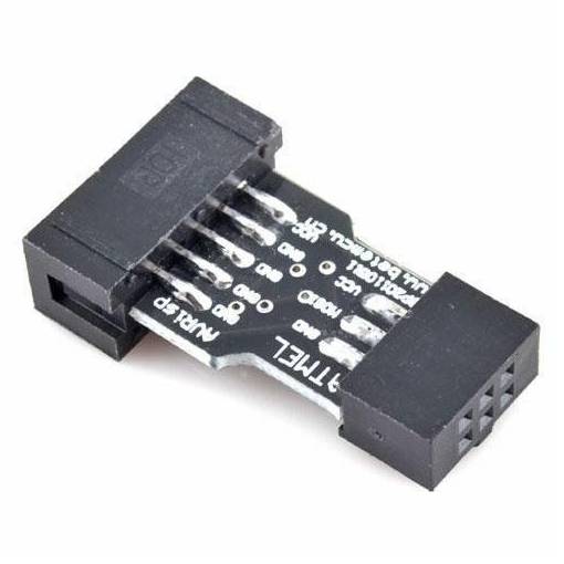 Foto - Adaptor 10 pini la 6 pini pentru AVRISP USBASP STK500