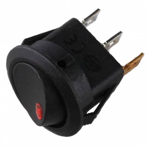 Foto - Comutator LED cu diode roșii