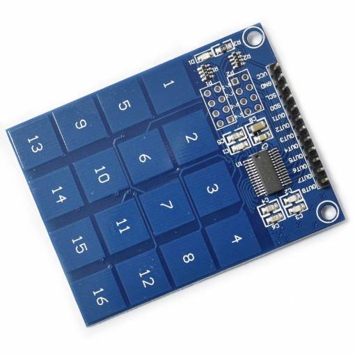 Foto - Touch capacitiv tastatură - TTP229, 16 taste
