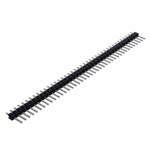 Foto - Șină cu pini DuPont drept - 40Pin, masculin negru