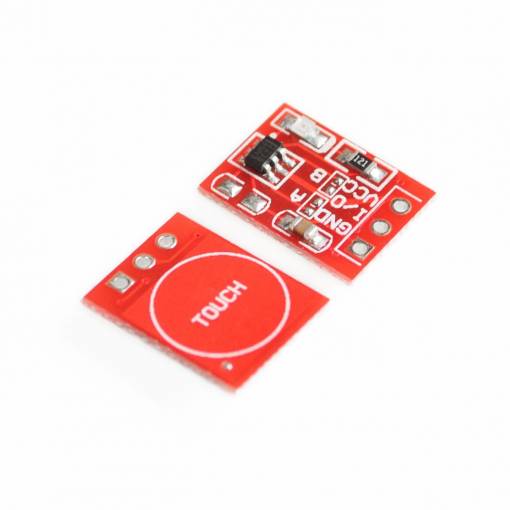 Foto - Switch TTP223 capacitiv cu auto-blocare - Modul pentru Arduino