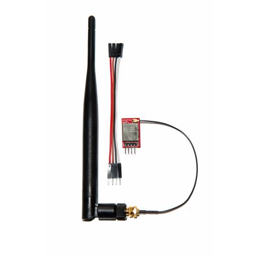 Foto - IOT LPWAN SigFox Node UART modem včetně antény a programátoru - 868MHz
