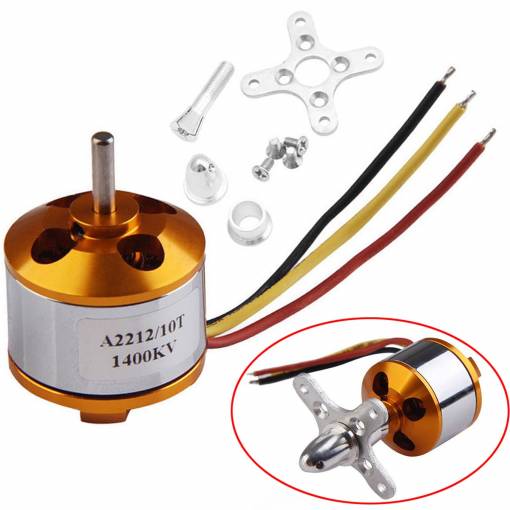 Foto - Motor outrunner A2212/10T - fără perii, 1400 kV
