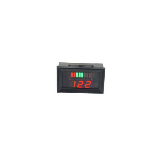 Foto - Voltmetru LED indicator pentru capacitatea bateriei pentru acumulatoare cu plumb - 12V