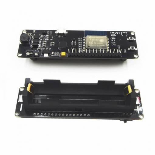 Foto - ESP8266 WROOM-02 cu suport pentru baterie 18650