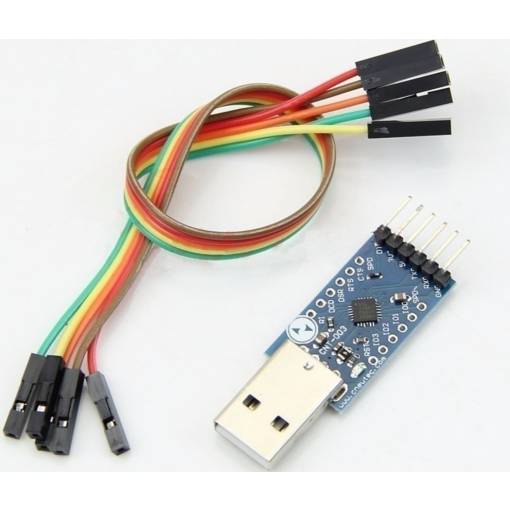 Foto - Adaptor USB 2.0 la TTL UART 6PIN CP2104 STC PRGMR