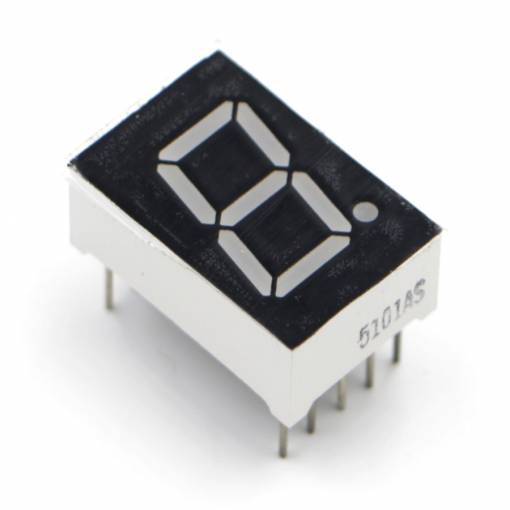 Foto - Ecran digital LED, catod comun 1Bit 0,5" - Roșu