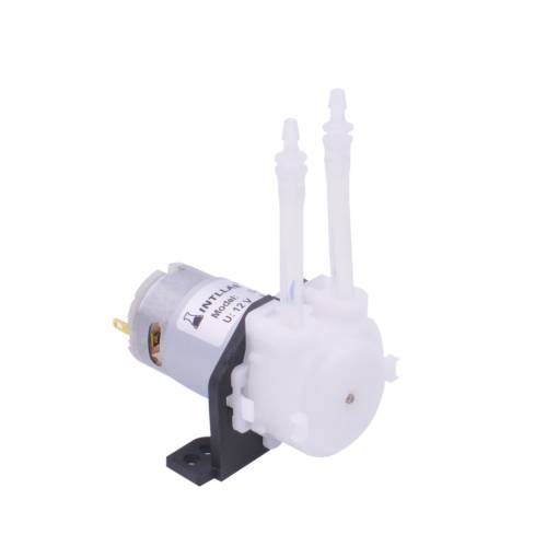 Foto - Pompă peristaltică INTLLAB cu suport tip L - 12V, 2 ~ 17 mL/min