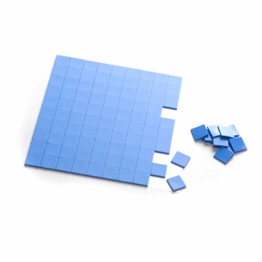 Foto - Pachet de bază de silicon termoconductiv autocollant - 100 x 100 x 3 mm