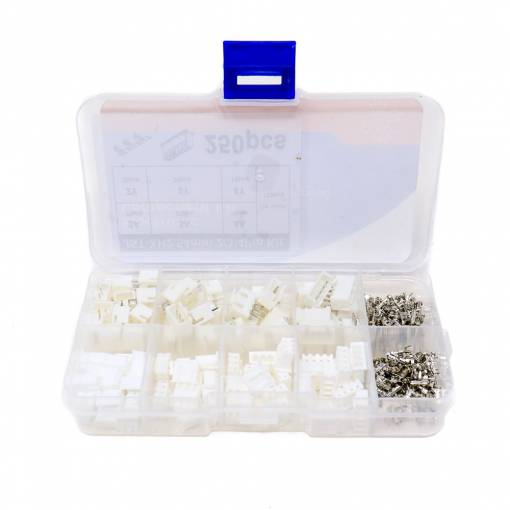 Foto - Set de conectori JST femeie + bărbat 2, 3, 4 pini 2,54 mm
