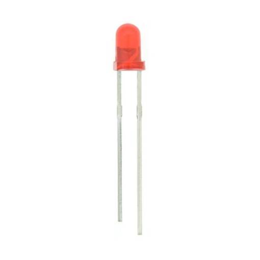 Foto - LED diodă - Roșie, 3 mm