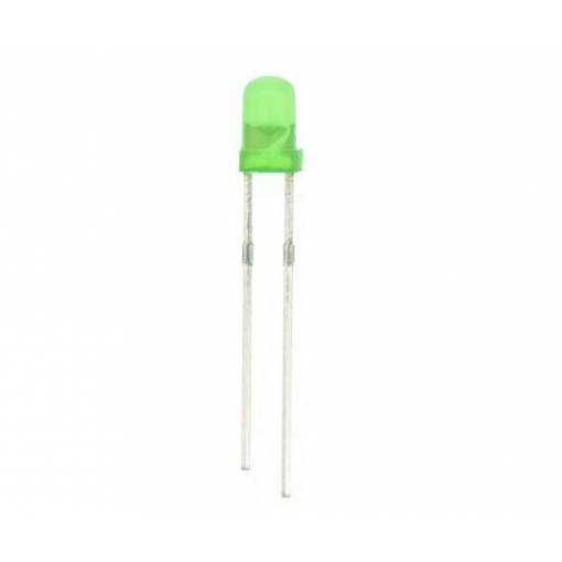 Foto - LED diodă - Verde, 3 mm