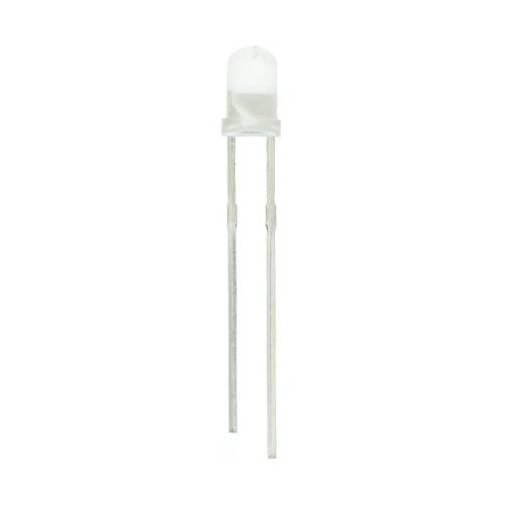 Foto - LED diodă - Albă, 3 mm
