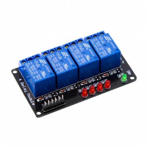 Foto - Modul releu 4 canale 5V pentru Arduino	